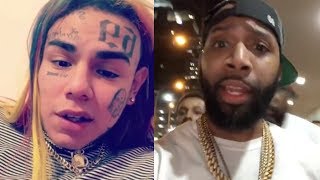 6ix9ine Reacts to J Prince Jr Looking for Him After Saying He Wont Check In Texas [upl. by Esinel]