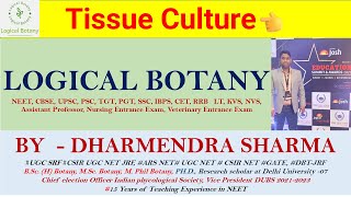 Tissue Culture neet2024 biology botany [upl. by Reamy]