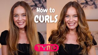 The EASIEST way to curl your hair  Testing the TYMO Auto Rotating Curling Iron [upl. by Adnolehs591]