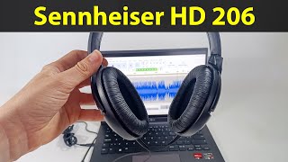 Auscultadores Sennheiser HD 206 – Demonstração e teste da qualidade de áudio [upl. by Euqinomod399]