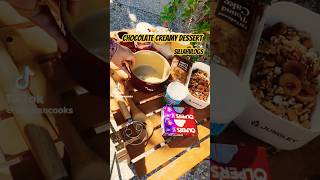 Easy Chocolate creamy Dessertsillahvlogschocolate dessertrecipe easydessertrecipesshortfeed [upl. by Hbahsur]