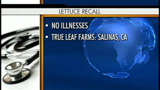 Listerialaced lettuce from Calif recalled [upl. by Rese]