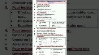 Les connecteurs linguistiques pour bien écrire et argumenter texte argumentatif [upl. by Jeremy]