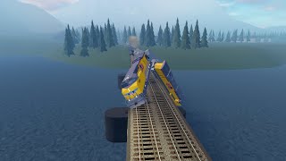 Roblox Rails Unlimited Supermode Derailments 12 [upl. by Asilehs]