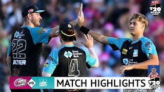 BRH vs SYS 24th Match BBL 2024 Highlights  BBL Highlights 2023  SYS vs BRH Full Match Highlights [upl. by Adnoral381]