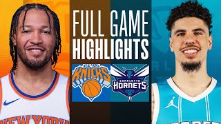 KNICKS at HORNETS  NBA PRESEASON FULL GAME HIGHLIGHTS  October 6 2024 [upl. by Buffy]