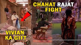 Bigg Boss 18 Today Episode Promo Vivian Ke liye Gift Chahat aur Rajat Me Hui Fight bb18 [upl. by Tierell768]