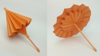 How To Make a Paper Umbrella That Open And Close  Origami Umbrella  mini paper Umbrella [upl. by Snebur]