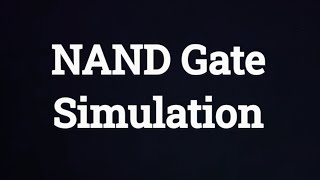 NAND Gate Simulation using Cadence Virtuoso tool [upl. by Anders]