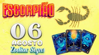 Escorpião ♏ 😱 𝐔𝐌𝐀 𝐏𝐄𝐒𝐒𝐎𝐀 𝐃𝐎 𝐏𝐀𝐒𝐒𝐀𝐃𝐎 𝐕𝐎𝐋𝐓𝐀𝐑𝐀́ 😱 6 agosto 2024  Horóscopo de Hoje 🔮 Horoscopo Diário [upl. by Annasus]