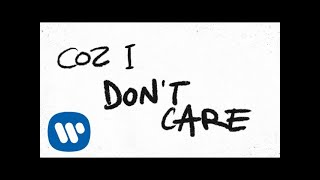 Ed Sheeran amp Justin Bieber  I Dont Care Official Lyric Video [upl. by Finnegan]