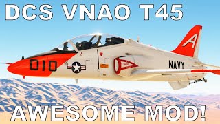 VNAO T45 Goshawk  REAL PILOT  Full Flight  First Impressions  DCS World [upl. by Jayne]