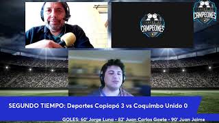 🔴 EN VIVO DeportesCopiapó vs CoquimboUnido [upl. by Puklich]