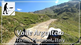 Valle Argentera Torino Piedmont Italy  by motorcycle and drone [upl. by Naux160]