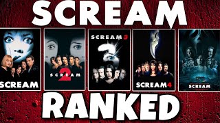 Ranking All The SCREAM Movies Best To Worst Openings amp Ghostfaces Ranked [upl. by Attennyl]