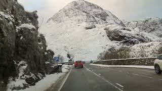 Glencoe Mountain Road Trip Part  2  Scotland Winter Road Trip [upl. by Annabella813]