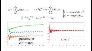 Adaptive Control for HigherOrder Nonlinear Systems [upl. by Tildi]