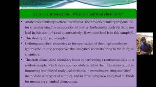 Chapter 24 Analytical Chemistry  Complete chapter [upl. by Thedrick646]