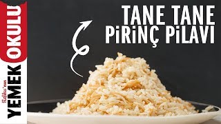 Tane Tane Pirinç Pilavı Tarifi  Pilav 101 [upl. by Gaivn]