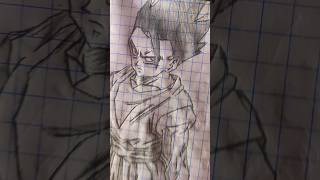 Gohan místico drawing drawing drangonballz gohan dragoball [upl. by Ellenwad910]