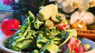 Mixed Green Salad with Cashew Cream Dressing  Take 3 [upl. by Herod]