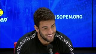 Matteo Berrettini quotI didnt expect to have such a great tournamentquot  US Open 2019 Press Conference [upl. by Assirral648]