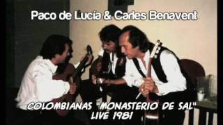 Paco de Lucía amp Carles Benavent Live 1981  Monasterio de Sal [upl. by Parnell]