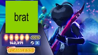 Fortnite Festival  Apple  Charli xcx  Expert 100 Bass FC 142371 [upl. by Notniv]