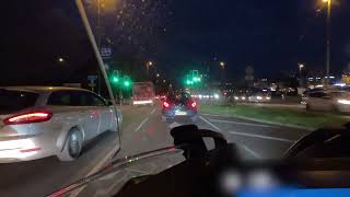 Trying out those BMW R1250RT LE Adaptive Headlights [upl. by Nnair]