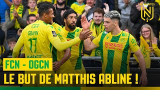 FC Nantes  OGC Nice  le but de Matthis Abline vu de la pelouse [upl. by Manda882]