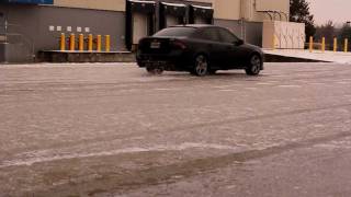 Saab TurboX Ice Fun Haldex XWD Slow Motion [upl. by Nickerson198]