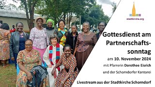 Partnerschaftsgottesdienst mit der Schondorfer Kantorei und Pfarrerin Dorothee Eisrich  🎬 Live [upl. by Litman]