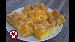 Marillenkuchen  Aprikosenkuchen  Das einfache Marillenkuchen  Aprikosenkuchen Rezept [upl. by Ogden]