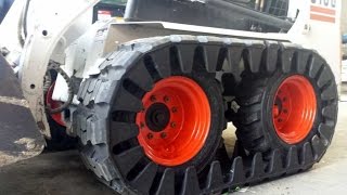 CAMOPLAST OTT TRACKS for BOBCAT S130 [upl. by Nylyahs]