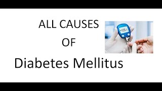 Medicine All Causes of Diabetes Mellitus Type 1 2 difference MODY Classification Other Types Hybrid [upl. by Golliner656]