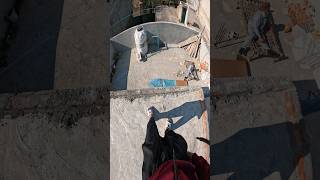 Rooftop parkour running POV [upl. by Currie]