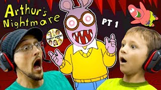 ESCAPE the CRAZY CARTOON Night 1 amp 2 FGTEEV vs Arthur the Aardvark 1 [upl. by Spaulding]