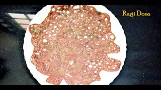 Ragi Dosa  Instant Ragi Rava Dosa  రాగి దోశ  Finger Millet Dosa Recipe [upl. by Ejrog]