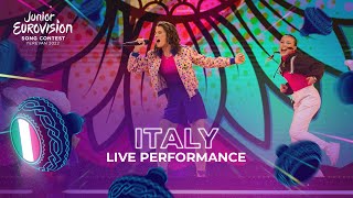 Chanel Dilecta  BLA BLA BLA  LIVE  Italy 🇮🇹  Junior Eurovision 2022 [upl. by Nytsyrk]