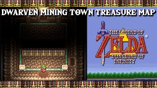 Dwarven Mining Town Treasure Chest Map Solution Bombs Location  v115  Zelda Dungeons of Infinity [upl. by Domineca]