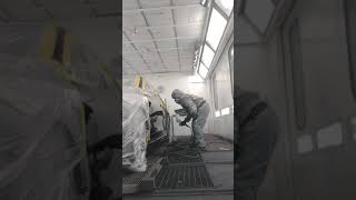 Clearcoat application using sikkens energy select clear [upl. by Brantley909]