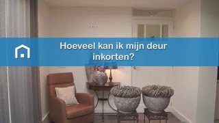 Deurtotaalmarkt Video 4 het inkorten van mijn deur [upl. by Waneta]