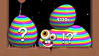 Blob Merge 3D All Rainbow Blobs  2048 Merges Android Gameplay World Record [upl. by Brainard32]