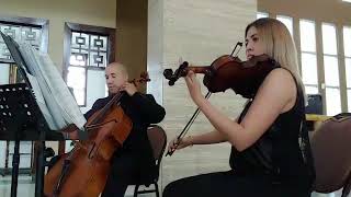 Perfect by Ed Sheeran Violin amp Cello cover  Dúo Romanza [upl. by Redienhcs192]