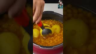 chole samosa recipe chaat food chaatlove cooking ragdapattice indianfood chaatlover [upl. by Ehr]