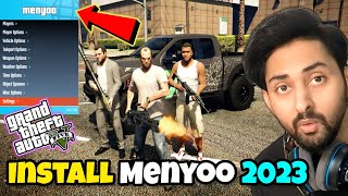 How to Install MENYOO TRAINER in GTA 5 LATEST VERSION 2023  GTA 5 Mods 2023 HindiUrdu  The Noob [upl. by Ettenaej]