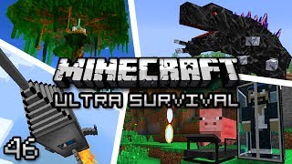 Minecraft Ultra Modded Survival Ep 46  CREEPER TROUBLE [upl. by Salisbury]