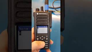 Add a contact to a Motorola DP4800 [upl. by Aiehtela255]