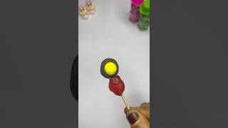 Strawberry 🍓Jelly With Chocolate Gems Popsicle shotrs youtubeshort shortsvideoviral [upl. by Christiansen]