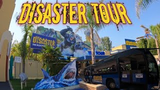 Movieland Park 2024 NEW RIDE  Disaster  The Blockbuster Tour Onride  Gelenkbus Themenfahrt🤘 [upl. by Earesed]